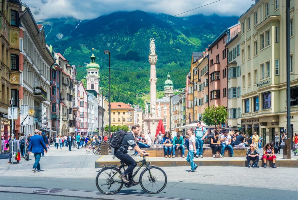 Via Maria Theresien a Innsbruck, Austria