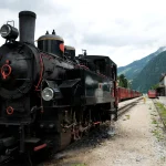 Zillertalbahn in den Alpen - Österreich